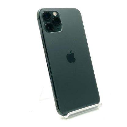 【全額返金保証】【最速発送】Apple iPhone iPhone 11 Pro 64GB ミッドナイトグリーン au SIMフリー 白ロム 動作確認済 89%