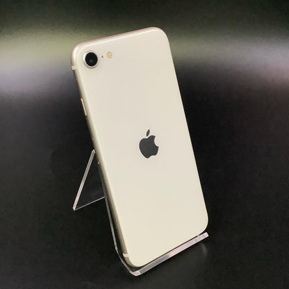 【全額返金保証】【最速発送】Apple iPhone iPhone SE（第3世代） 64GB スターライト Softbank SIMフリー 白ロム 動作確認済 92%