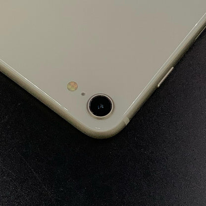 【全額返金保証】【最速発送】Apple iPhone iPhone SE（第3世代） 64GB スターライト Softbank SIMフリー 白ロム 動作確認済 92%
