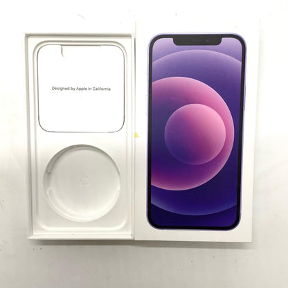 【全額返金保証】【最速発送】Apple iPhone iPhone 12 128GB パープル au 白ロム 動作確認済 78%