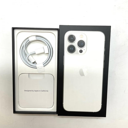 【全額返金保証】【最速発送】Apple iPhone iPhone 13 Pro 256GB シルバー docomo SIMフリー 美品 動作確認済 85%