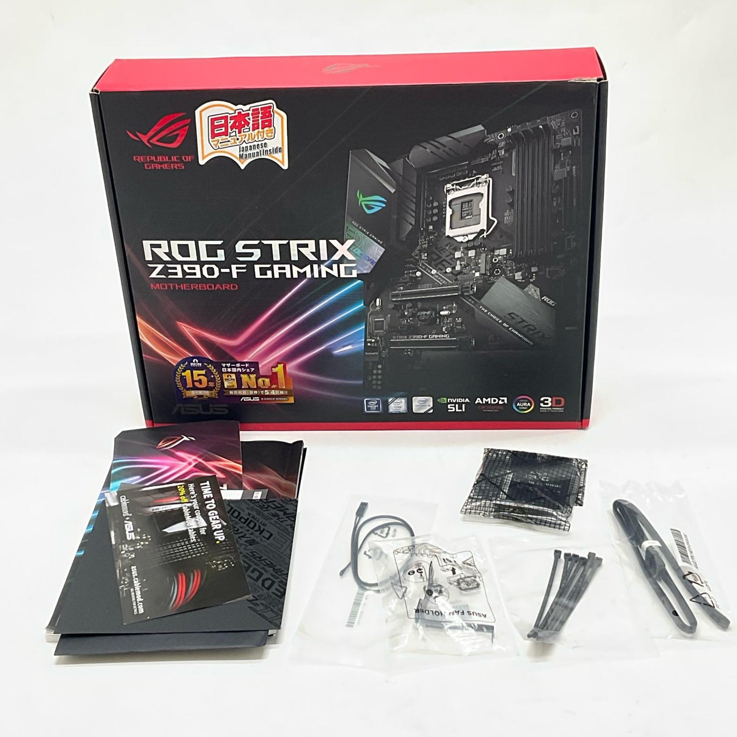 【全額返金保証】【最速発送】ASUS マザーボード 90MB0YG0-M0JAY0 ROG Strix Z390-F Gaming 美品 動作確認済