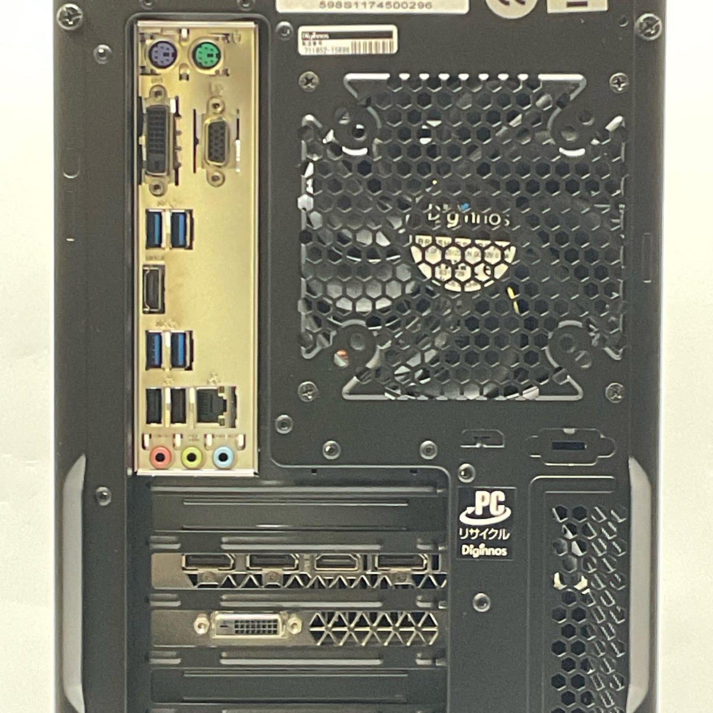 【全額返金保証】【最速発送】ドスパラ Diginnos Prime PC i7-7700 @ 3.60Ghz 32GB SSD 525GB HDD 2TB GTX 1060 動作確認済