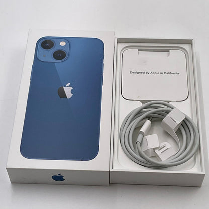 【全額返金保証】【最速発送】Apple iPhone iPhone 13 mini 256GB ブルー 楽天モバイル SIMフリー 白ロム 動作確認済 73%
