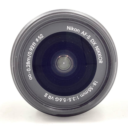 【全額返金保証】【最速発送】Nikon AF-S DX NIKKOR 18-55mm f/3.5-5.6G VR II 動作確認済