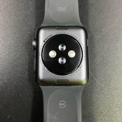 【全額返金保証】【最速発送】Apple Watch Series 3 アルミニウム 38mm GPS 100% 動作確認済
