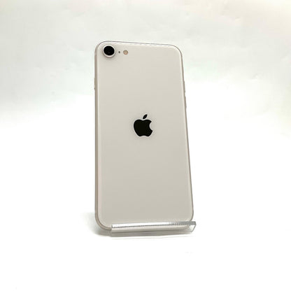 【全額返金保証】【最速発送】Apple iPhone iPhone SE（第3世代） 128GB スターライト docomo SIMフリー 白ロム 動作確認済 87%