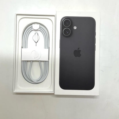 【全額返金保証】【最速発送】Apple iPhone iPhone 16 128GB ブラック au SIMフリー 美品 動作確認済 100%