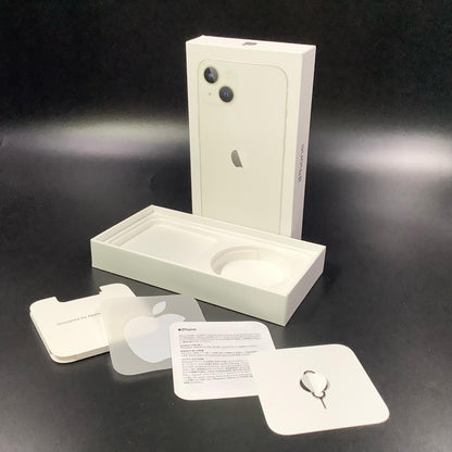 【全額返金保証】【最速発送】Apple iPhone iPhone 13 128GB スターライト docomo SIMフリー 白ロム 美品 動作確認済 86%