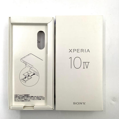 【全額返金保証】【最速発送】Sony Xperia 10　Ⅳ 128GB ラベンダー au SIMフリー SOG07 白ロム 動作確認済