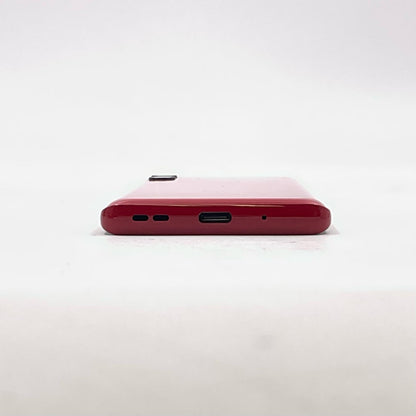 【全額返金保証】【最速発送】楽天モバイル Rakuten Hand 5G 128GB レッド 楽天モバイル SIMフリー P780 白ロム 動作確認済