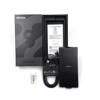 【全額返金保証】【最速発送】SAMSUNG Galaxy S２２Ultra 256GB ファントムブラック docomo SIMフリー SC-52C 白ロム 美品 動作確認済