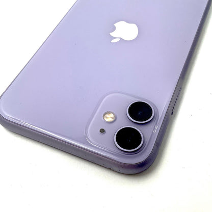 【全額返金保証】【最速発送】Apple iPhone iPhone 11 128GB パープル Softbank SIMフリー 白ロム 動作確認済 69%