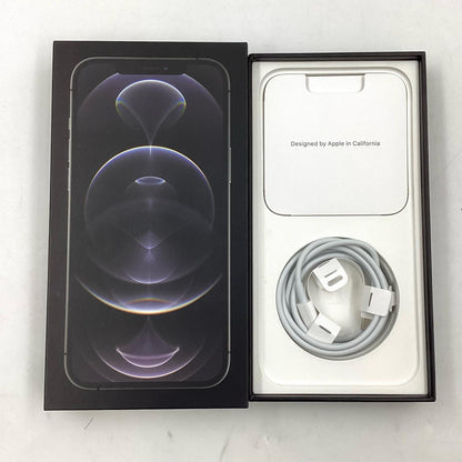 【全額返金保証】【最速発送】Apple iPhone iPhone 12 Pro Max 128GB グラファイト au 白ロム 美品 動作確認済 89%
