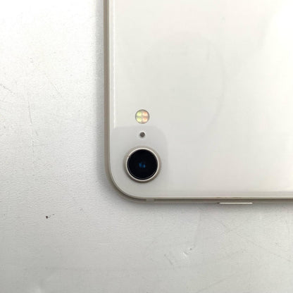【全額返金保証】【最速発送】Apple iPhone iPhone SE（第3世代） 64GB au SIMフリー 白ロム 動作確認済 81%