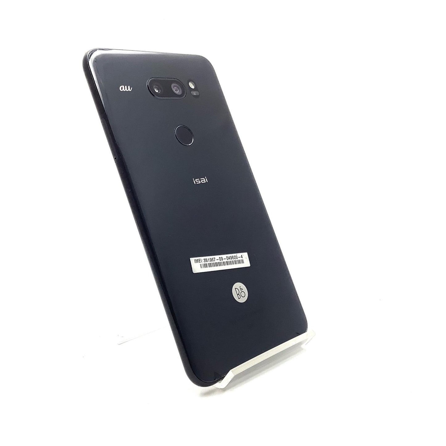 【全額返金保証】【最速発送】LG isai V30+ 128GB ブラック au LGV35 白ロム 動作確認済