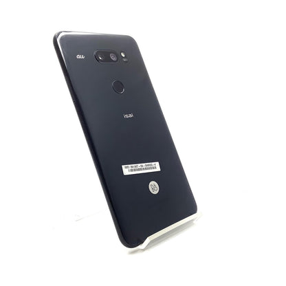 【全額返金保証】【最速発送】LG isai V30+ 128GB ブラック au LGV35 白ロム 動作確認済