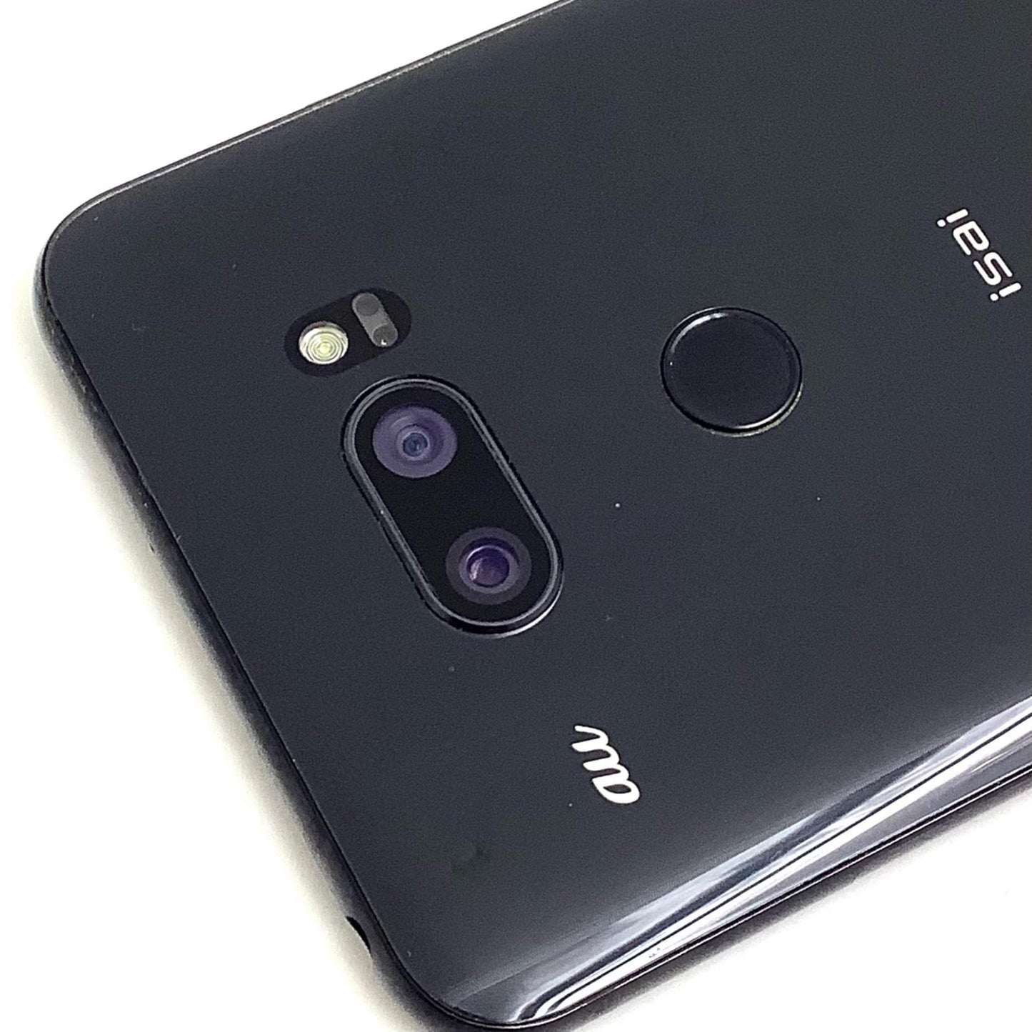 【全額返金保証】【最速発送】LG isai V30+ 128GB ブラック au LGV35 白ロム 動作確認済