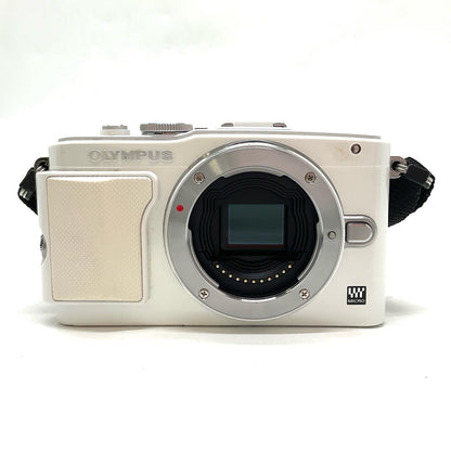 【最速発送】OLYMPUS デジタル一眼 OLYMPUS PEN Lite E-PL6 ボディ ホワイト【難有】