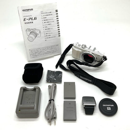 【最速発送】OLYMPUS デジタル一眼 OLYMPUS PEN Lite E-PL6 ボディ ホワイト【難有】