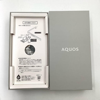 【全額返金保証】【最速発送】SHARP AQUOS zero6 128GB ブラック au SIMフリー SHG04 白ロム 動作確認済