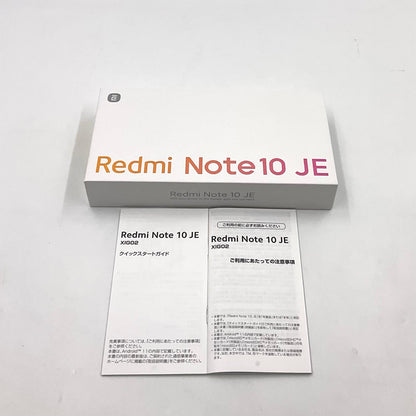 【全額返金保証】【最速発送】Xiaomi Redmi Note10 JE 64GB クロームシルバー au XIG02 白ロム 美品 動作確認済