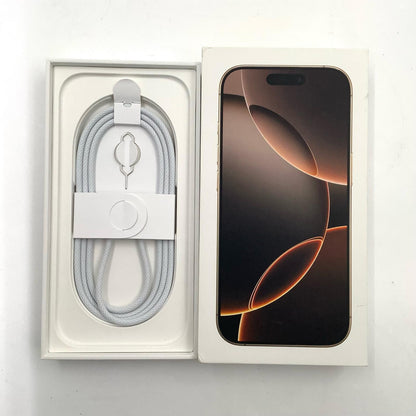 【全額返金保証】【最速発送】Apple iPhone iPhone 16 Pro 128GB デザートチタニウム SIMフリー 白ロム 超美品 動作確認済 98%