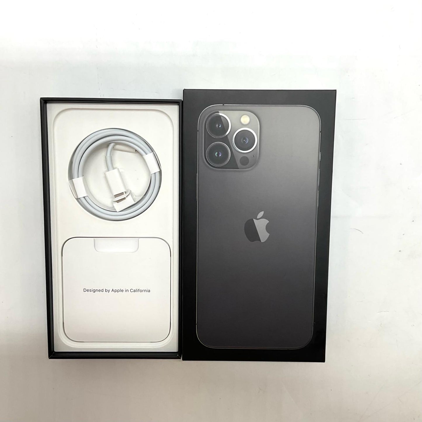 【全額返金保証】【最速発送】Apple iPhone iPhone 13 Pro Max 128GB グラファイト Softbank 白ロム 動作確認済 79%
