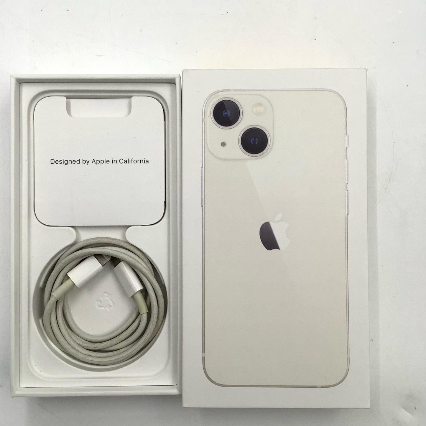 【全額返金保証】【最速発送】Apple iPhone iPhone 13 mini 256GB スターライト docomo SIMフリー 白ロム 美品 動作確認済 97%