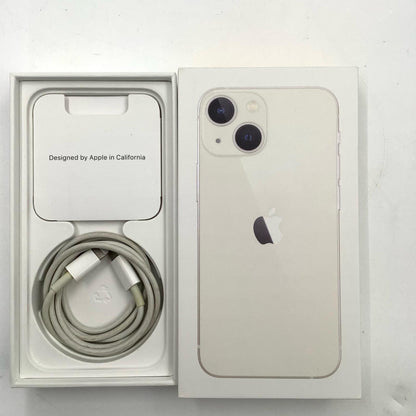 【全額返金保証】【最速発送】Apple iPhone iPhone 13 mini 256GB スターライト docomo SIMフリー 白ロム 美品 動作確認済 97%