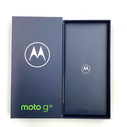 【全額返金保証】【最速発送】Motorola moto g 13 マットチャコール SIMフリー MC3FD 白ロム 美品 動作確認済