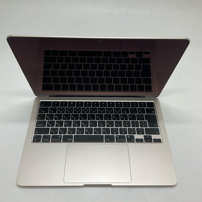 【全額返金保証】【最速発送】Apple MacBook Air 13.6インチ 2022 Apple M2 8GB SSD 256GB スターライト 100% 動作確認済