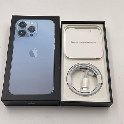 【全額返金保証】【最速発送】Apple iPhone iPhone 13 Pro 256GB シエラブルー Softbank 美品 動作確認済 85%