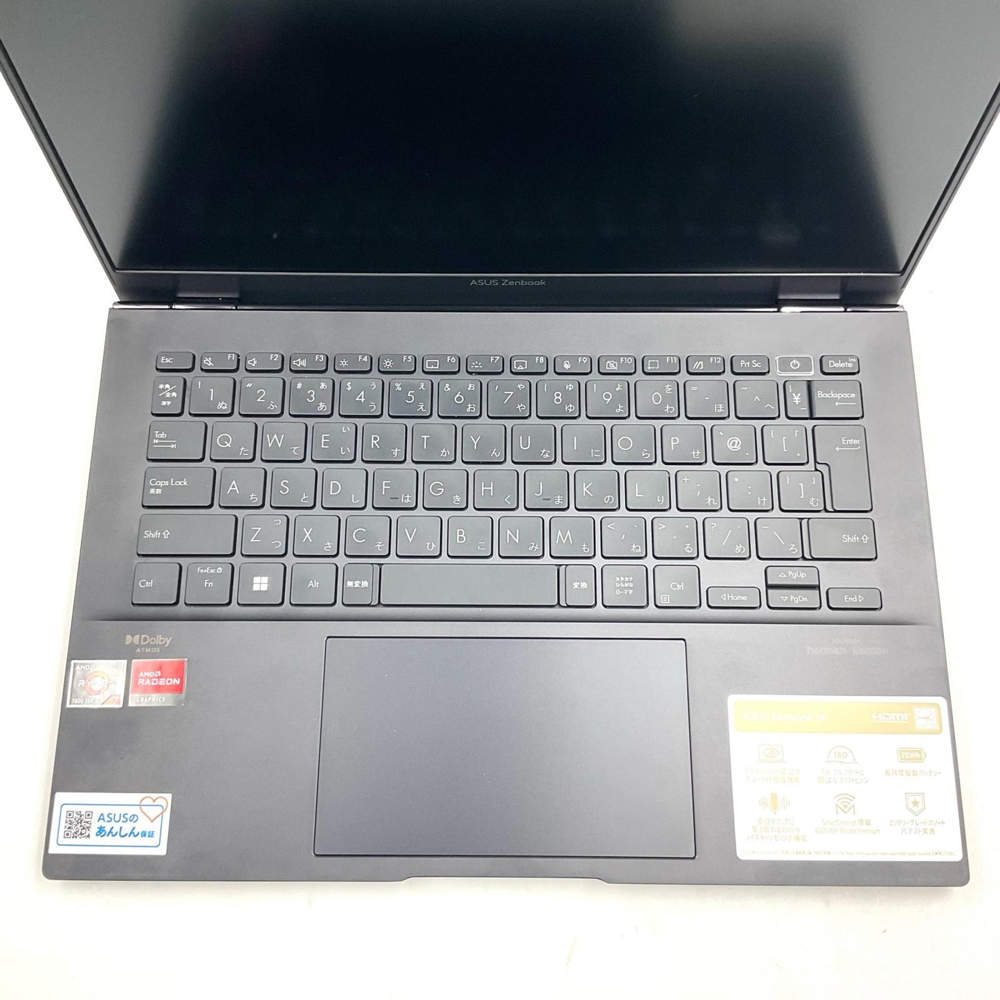 【全額返金保証】【最速発送】ASUS Zenbook 14 UM3402YA-KP594BKSWS Ryzen 7 7730U 16GB M.2 SSD 512GB 99.2% 超美品 動作確認済