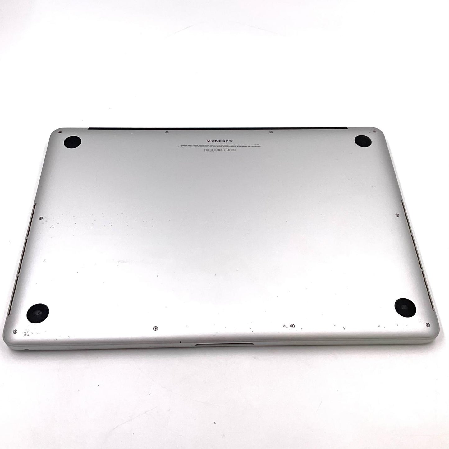 【最速発送】Apple MacBook Pro 15.4インチ 2012 2.3GHz クアッドコア Intel Core i7 8GB 256GB シルバー 81.7%【難有】