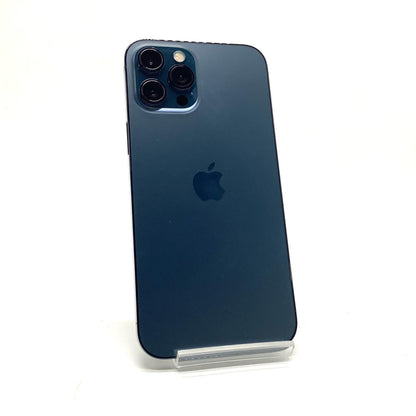 【全額返金保証】【最速発送】Apple iPhone iPhone 12 Pro Max 256GB パシフィックブルー au 白ロム 動作確認済 80%
