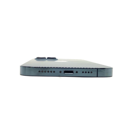 【全額返金保証】【最速発送】Apple iPhone iPhone 12 Pro Max 256GB パシフィックブルー au 白ロム 動作確認済 80%