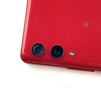 【最速発送】楽天モバイル Rakuten Hand 5G 128GB クリムゾンレッド 楽天モバイル P780 白ロム【難有】