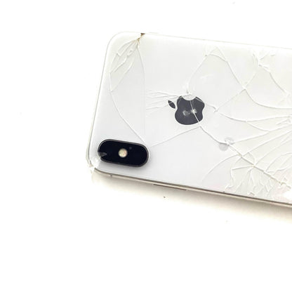 【最速発送】Apple iPhone iPhone X 256GB シルバー au 白ロム【難有】 85%