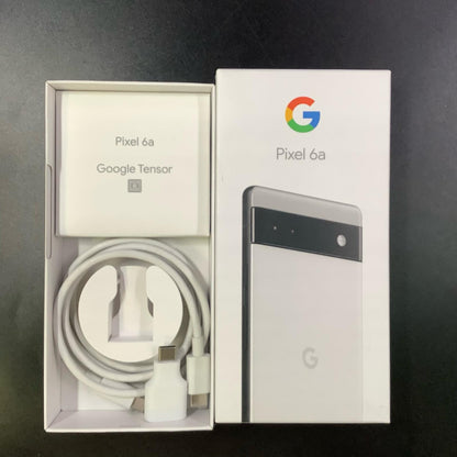 【全額返金保証】【最速発送】Google Pixel 6a 128GB Chalk au SIMフリー GB17L 白ロム 動作確認済