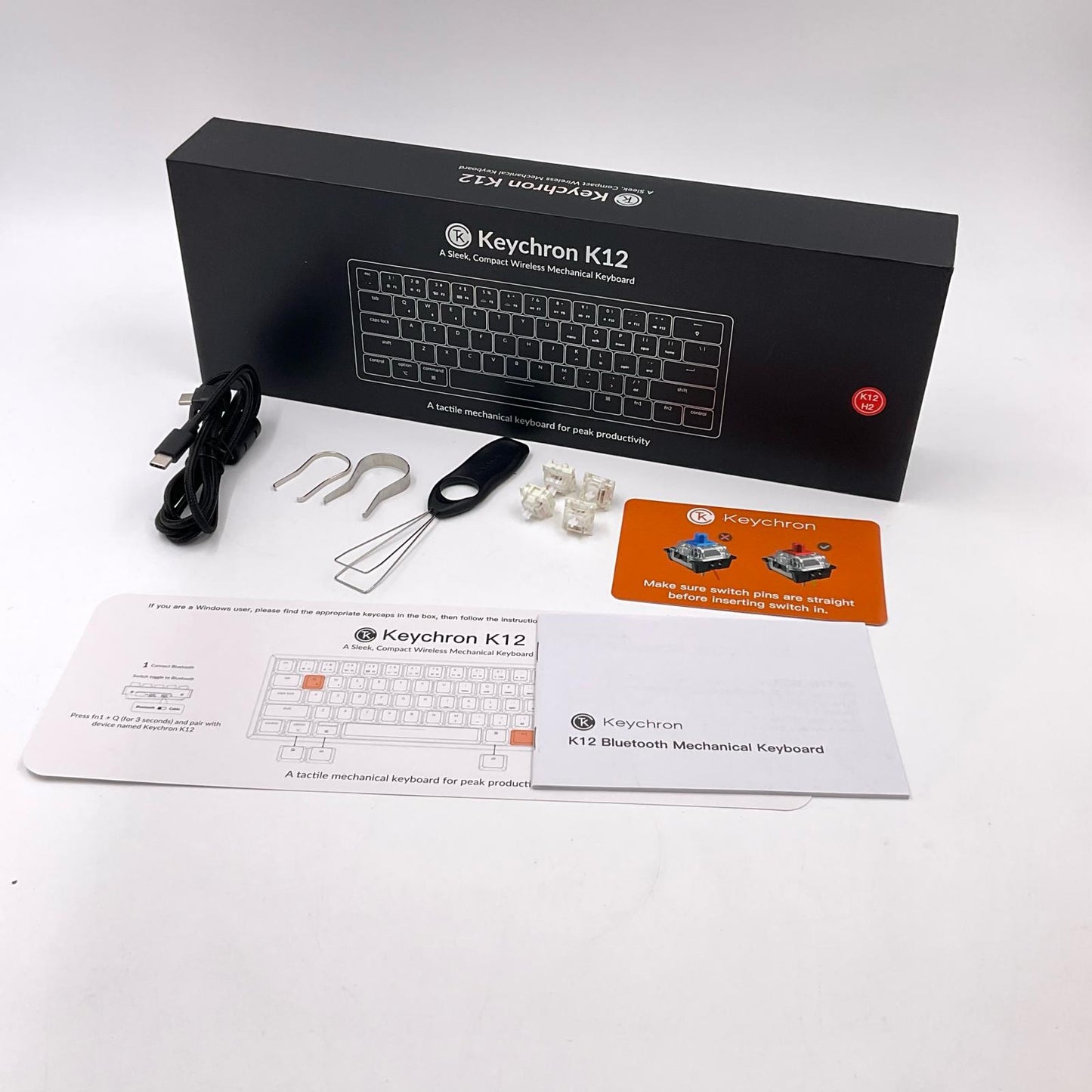 【全額返金保証】【最速発送】Keychron K12 美品 動作確認済
