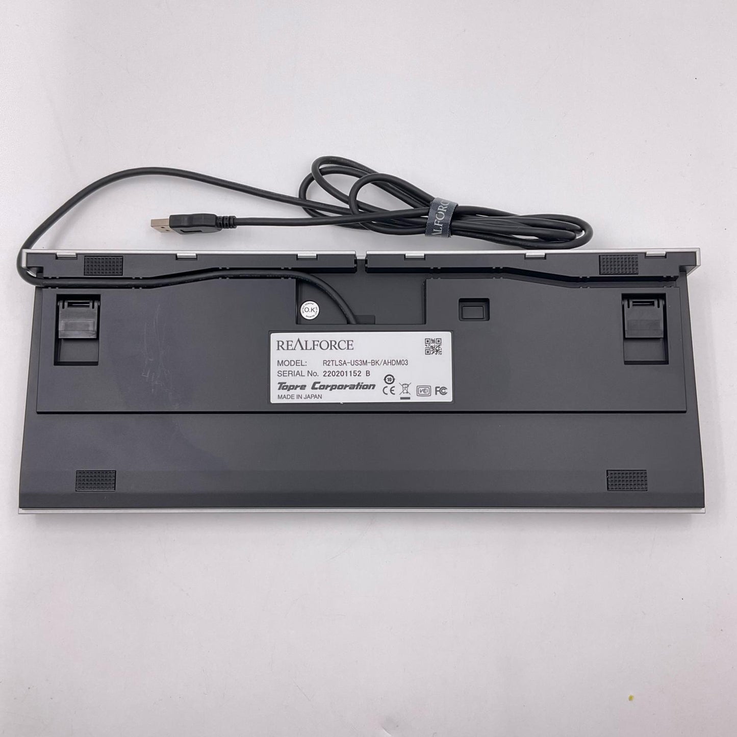 【全額返金保証】【最速発送】東プレ REALFORCE TKL for Mac R2TLSA-US3M-BK 美品 動作確認済