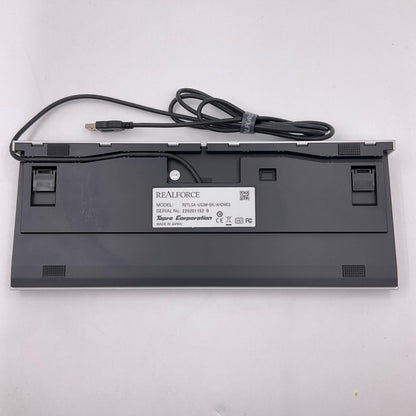 【全額返金保証】【最速発送】東プレ REALFORCE TKL for Mac R2TLSA-US3M-BK 美品 動作確認済
