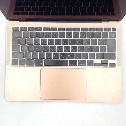 【全額返金保証】【最速発送】Apple MacBook Air 13.3インチ 2020 Apple M1 8GB SSD 256GB ゴールド 85% 動作確認済
