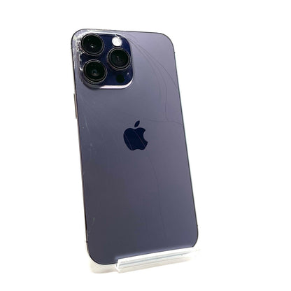 【最速発送】Apple iPhone iPhone 14 Pro Max 128GB ディープパープル 楽天モバイル 白ロム【難有】 86%