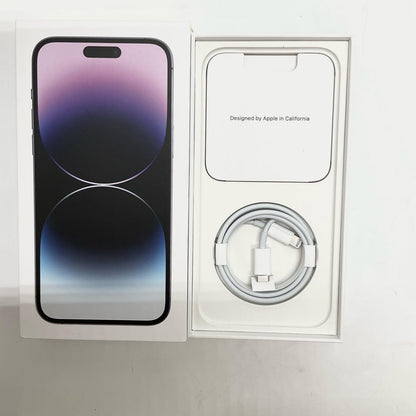 【最速発送】Apple iPhone iPhone 14 Pro Max 128GB ディープパープル 楽天モバイル 白ロム【難有】 86%