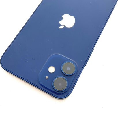 【全額返金保証】【最速発送】Apple iPhone iPhone 12 mini 256GB ブルー Softbank SIMフリー 白ロム 動作確認済 74%