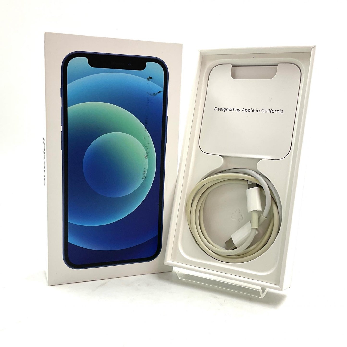 【全額返金保証】【最速発送】Apple iPhone iPhone 12 mini 256GB ブルー Softbank SIMフリー 白ロム 動作確認済 74%