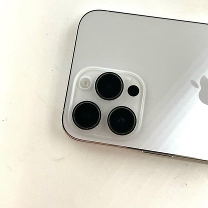 【全額返金保証】【最速発送】Apple iPhone iPhone 14 Pro Max 128GB シルバー Softbank 美品 動作確認済 85%