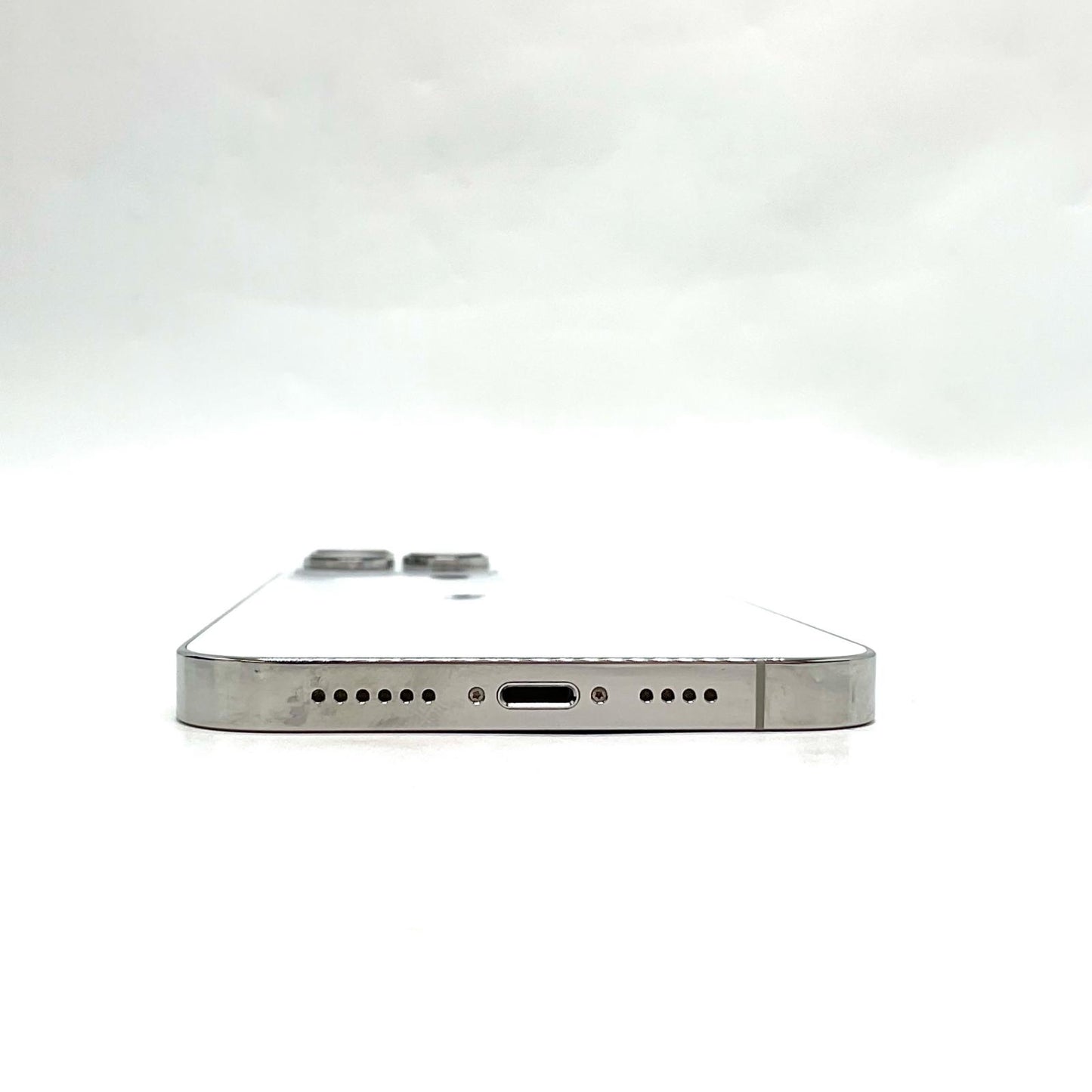 【全額返金保証】【最速発送】Apple iPhone iPhone 14 Pro Max 128GB シルバー Softbank 美品 動作確認済 85%